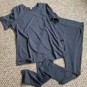 New Lunya Leggings and Tee Set Bundle
